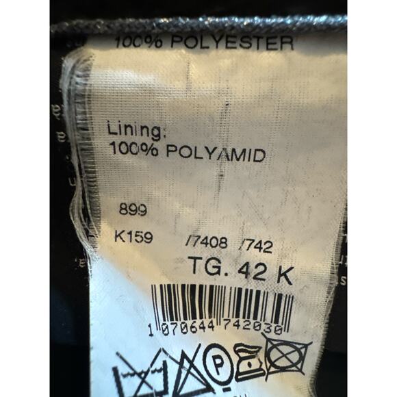 Violanti Black Puffer Coat | Faux Fur Trim | Belted |Size IT 42 | US M - Picture 10 of 13